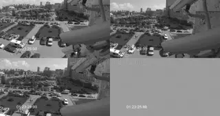 Установка систем видеонаблюдения на парковке в Великом Устюге в октябре